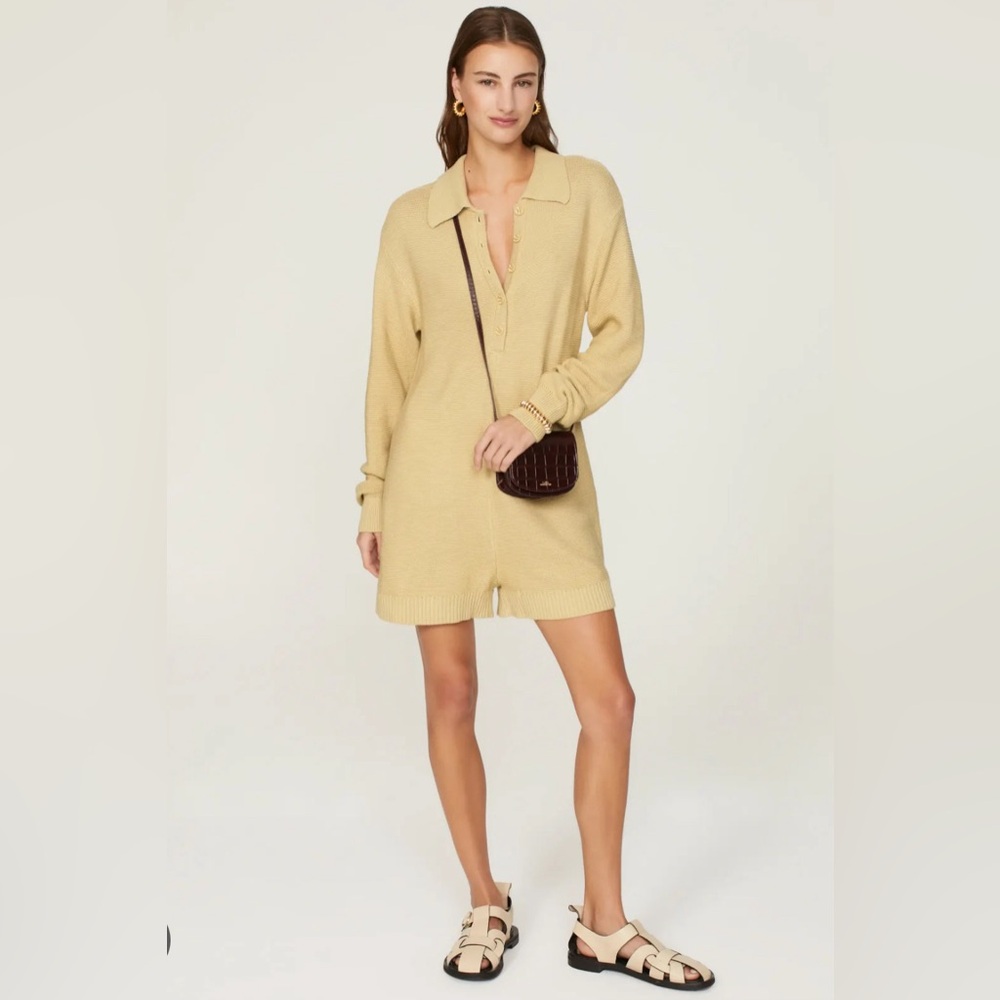 We wore what boxy knit romper